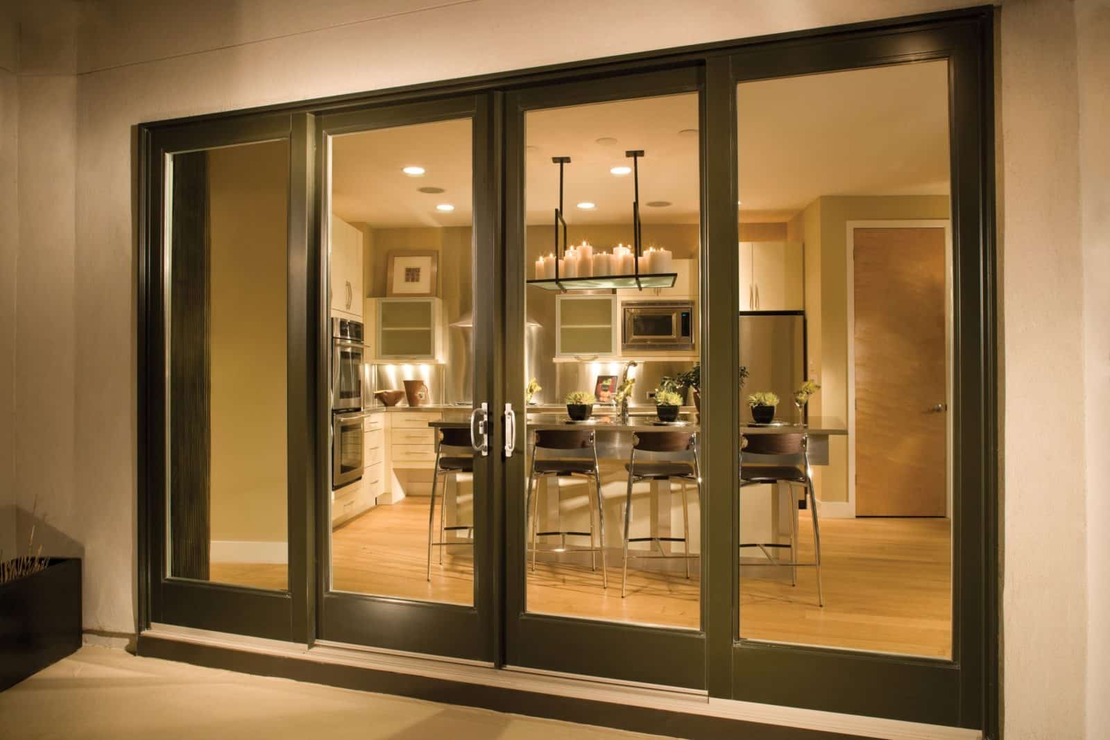 Milgard Ultra four-panel gliding door