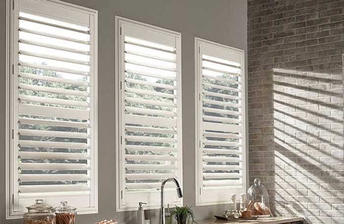 Plantation shutters install